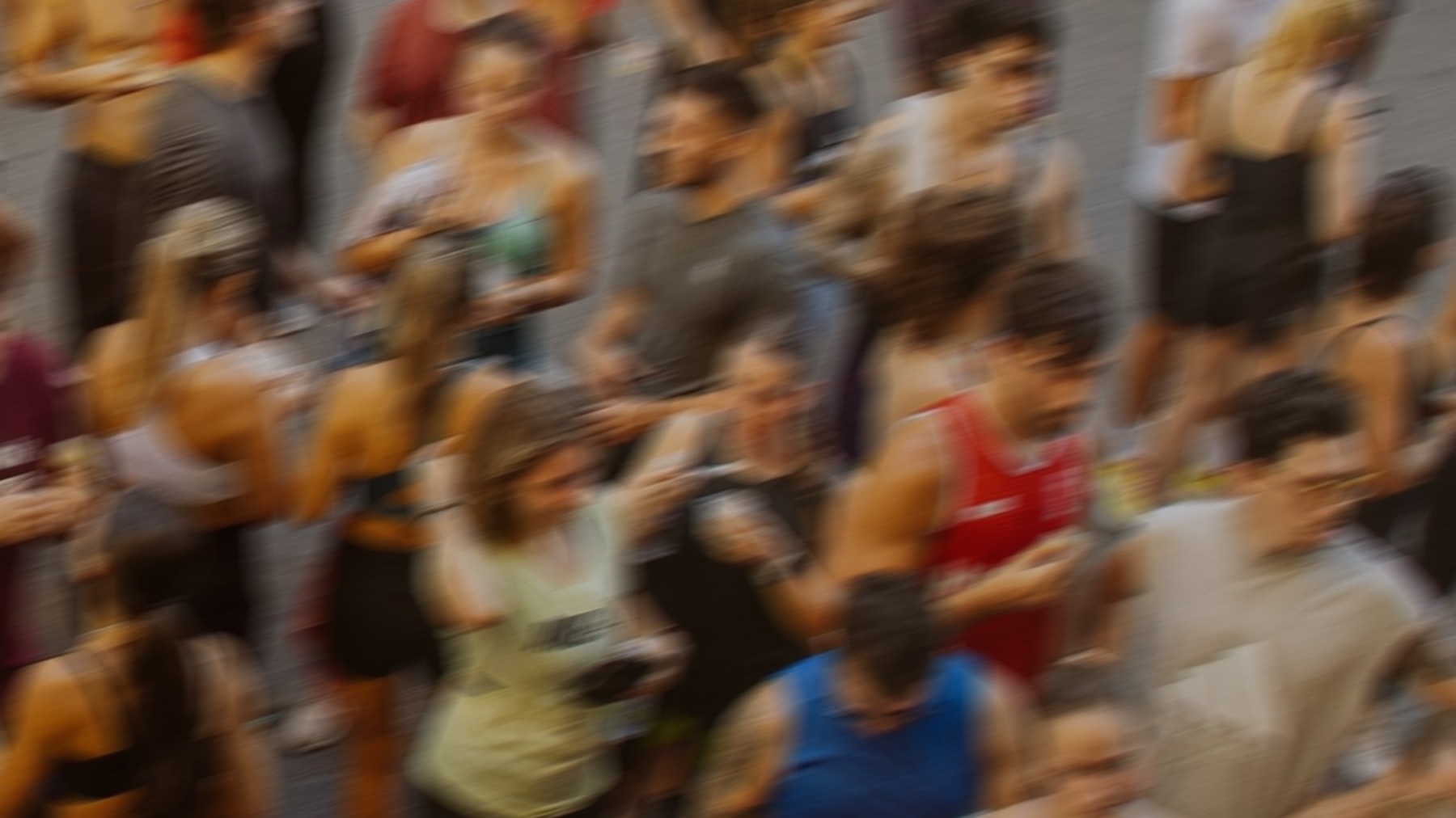 Foule de coureurs